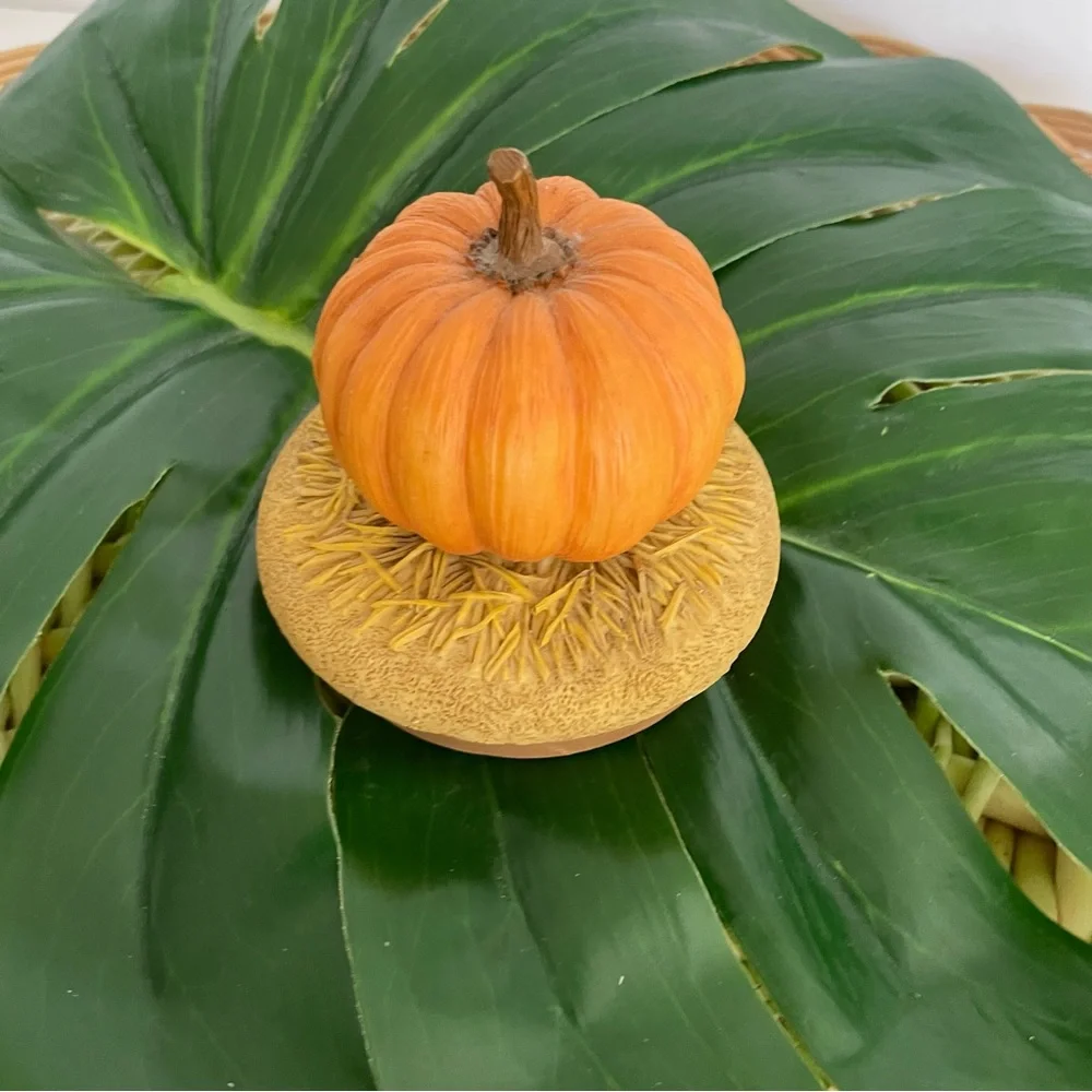 Our America Jack-O-Lantern Pumpkin Halloween Candle Topper perfect for Fall